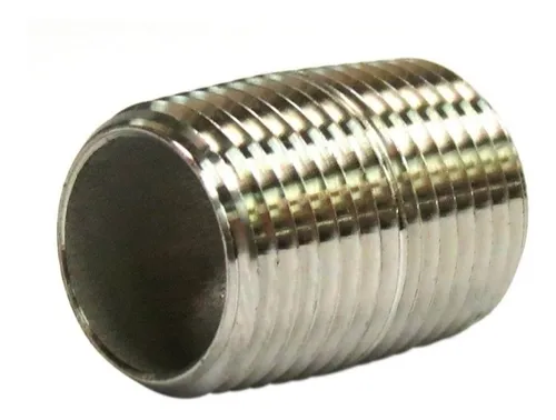 comprar Niple 2  PuLG Rosca Corrida Acero Inoxidable 