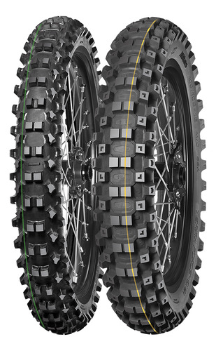 Par Pneu Crf 250f 90/90-21 + 100/100-18 Mitas Terra Force