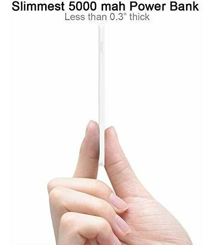 Salidas Usb Triples Super Slim Bank Thin, 5000mah Mi...