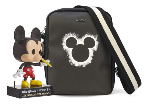 Kit Shoulder Bag Silhueta + Funko Pop Mickey Mouse 798