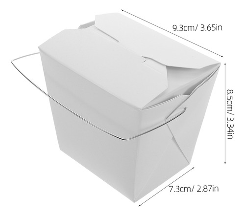 Caja China De Papel Para Llevar Con Mango De Alambre En Frío