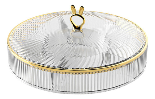 Bandeja Acrílica For Servir Aperitivos, Transparente, Refri