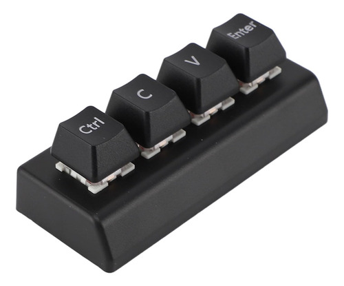 Ebtools Mini Keypad Programable 4 Keys Admite Nkro Red Switc