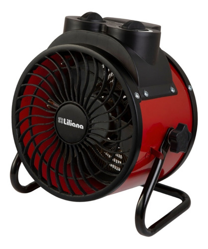 Imagen 2 de 4 de Caloventor Liliana Cfi700ar Forzador Heatcyclone Tambor Rojo