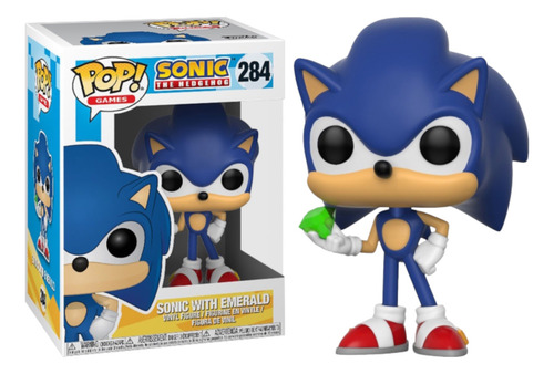 Funko Pop Games Sonic With Emerald #284