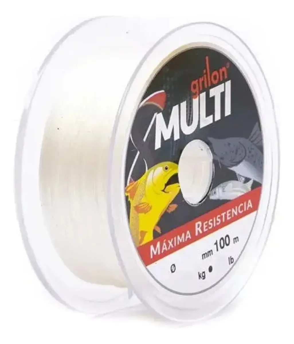 Multifilamento De Pesca Grilon 8 Hebras X 100 Mts !!! Color 0.30 Blanco
