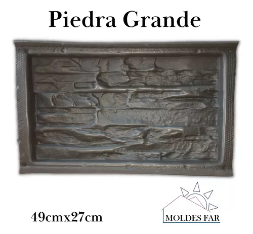 Molde De Goma Piedra Grande - Placas Antihumedad