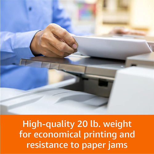 Papel De Impresora Amazon Basics 30% Reciclado, 8,5 X 11 Cm,