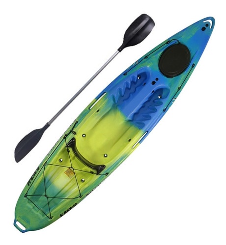 Kayak Karku Atlantikayaks + Remo + Respaldo + Soga Pesca