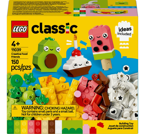 Lego Classic Amigos Nutritivos Creativos Juguete 11039 150 Lego Classic