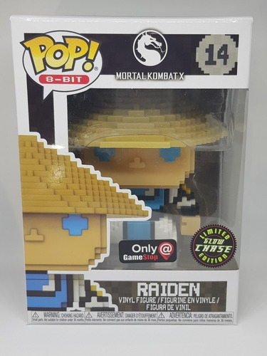 Funko Pop Mortal Kombat Raiden 14 8-bit Chase 