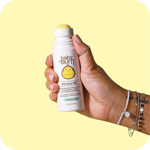 Baby Bum Mineral Spf 50 Roll-on Sunscreen | Vegan And Reef F