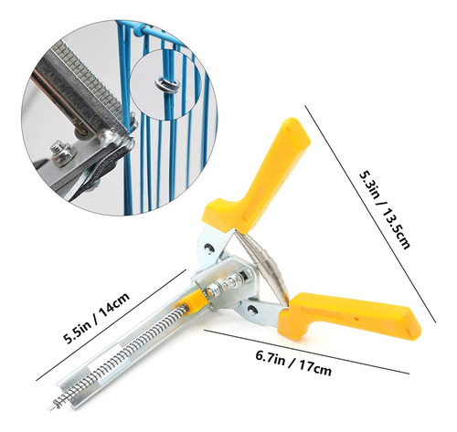 Juego De Alicates M Hog Para Anillos De Uñas Con 2400 Clips