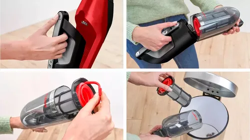 Aspiradora Escoba Bosch Flexxo Bbh3zoo28 Rojo Sin Cable