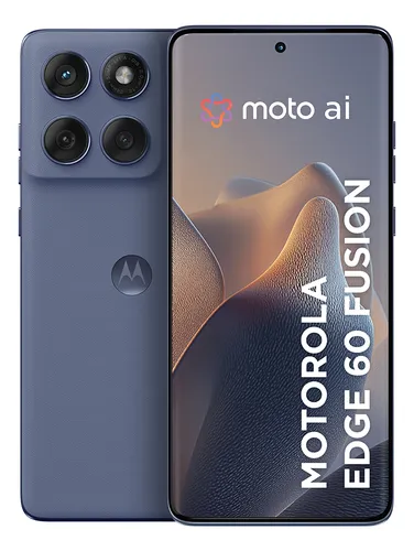 Smartphone Motorola Edge 60 Fusion 5g - 256gb 16gb (8gb Ram+8gb Ram Boost) 50mp Sony Ai Camera Ip68 Nfc - Cinza Vegan Leather