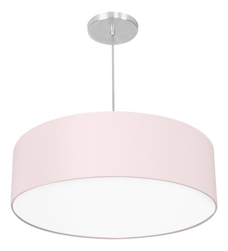 Lustre Cupula Pendente Dome 50x15cm Magnífico Rose