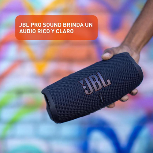 Parlante Portátil Jbl charge5 Bluetooth Bateria Integrada Color Azul