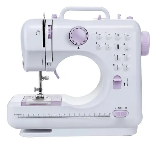 comprar Mini máquina de coser máquina coser overlock portátil pedal eléctrica 12 puntos Genérica Portátil SM-505L portable 110V