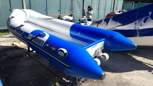 Semirrigido Kiel 3.60 Con Motor Parsun 9.8hp 2t Inmaculado