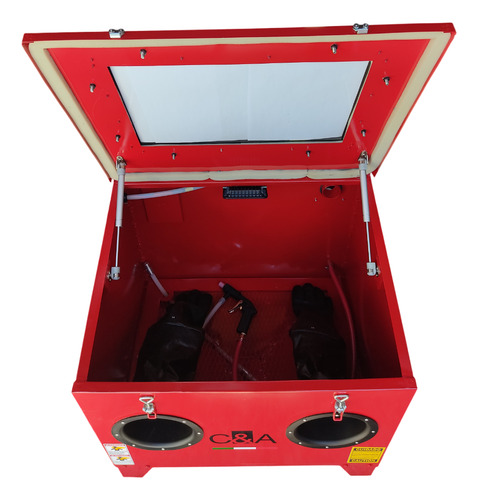Mini Cabina Para Sandblasting Con Pistola De Ceramica C & A