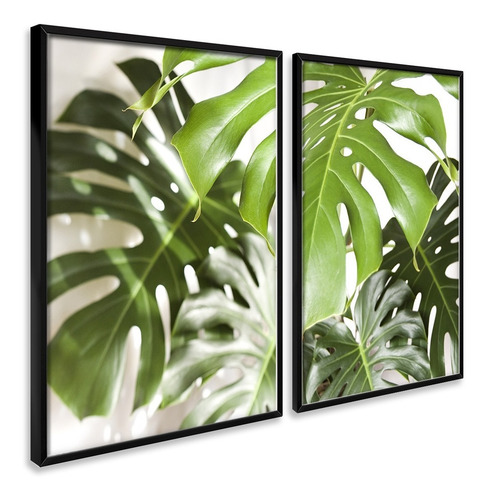 Quadros Decorativos Folha Costela Adao Sala Quarto Moldura