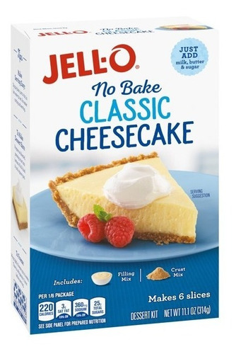 Jell-o Postre De Tarta De Queso Sin Hornear 504 G