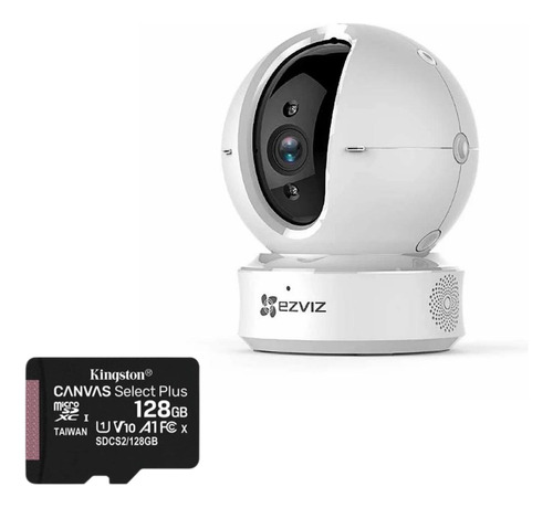 Camara Ip Domo 360° Full Hd 1080p Ezviz + Memoria 128gb