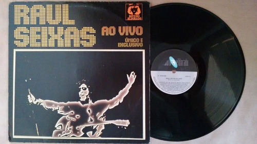 Raul Seixas Ao Vivo Único E Exclusivo Lp Disco De Vinil (Usado)