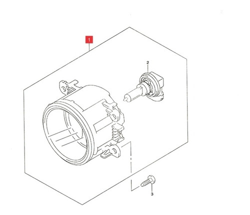 Faro Antiniebla Izq./der C/portalampara Suzuki Celerio 10-15