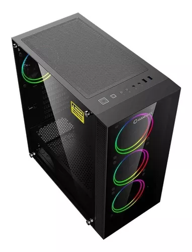 Gabinete Gamer Gamemax Revolt 3606, Mid Tower, Argb, Led