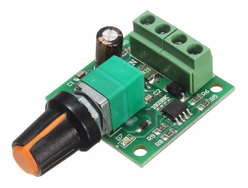 Dc 1.8v 3v 5v 6v 12v 2a Pwm Motor Controlador De Velocidad 0