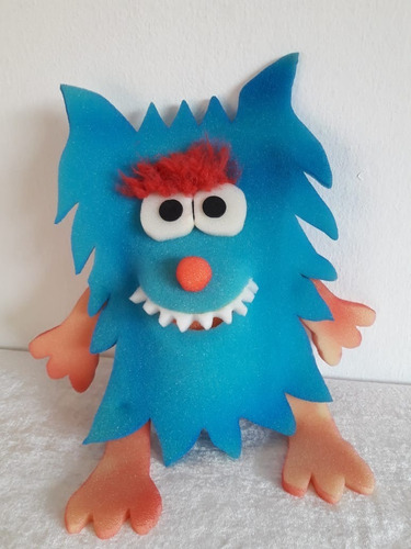 Titeres Monstruo Manopla De Goma Espuma Colores En Fuga Kids