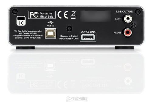 Focusrite Itrack Solo Interfaz Audio Usb