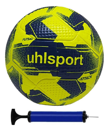 Bola Futsal Uhlsport Attack + Bomba De Ar