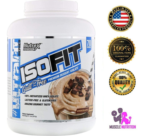 Isofit Isolate 5 Lb  Proteína Isolatada Registro Sanitario