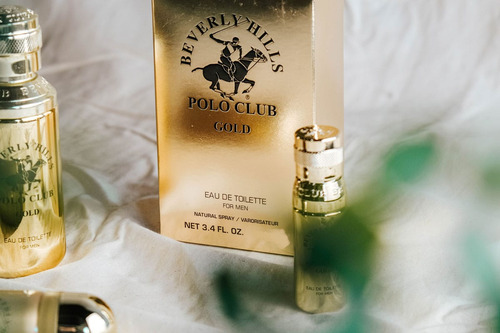 Perfume Beverly Hills Poloclub Gold De Hombre Original 75 Ml