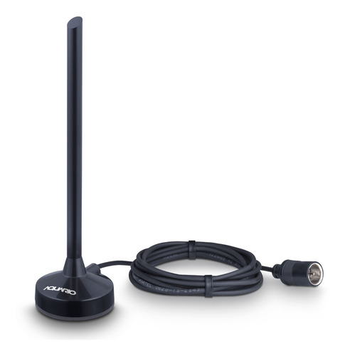 Antena Digital Aquário 5 Em 1 Vhf Uhf Fm Hdtv 4k - Dtv100p