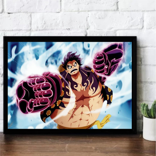 Quadro Decorativo One Piece Mod 744 Tam 22cmx33cm