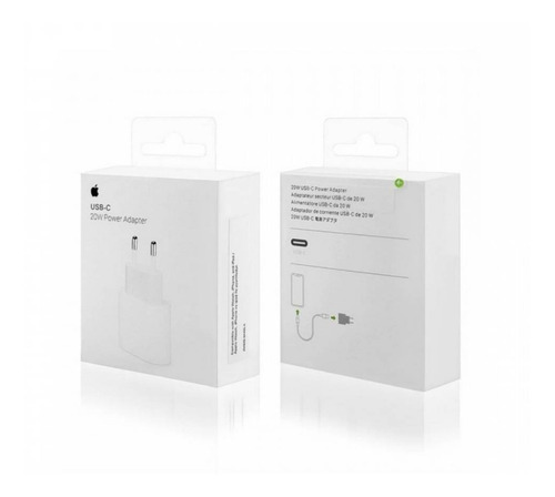 Imagen 2 de 6 de Ficha Cargador Usb C Original iPhone (carga Rapida)