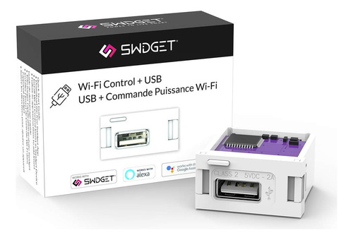 Swidget Cargador Usb + Inserto Wi-fi: Funciona Con Enchufes