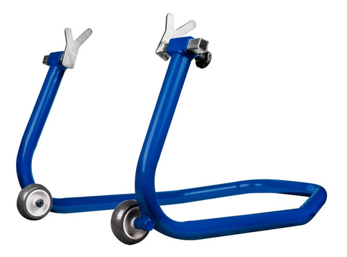 Cavalete Traseiro Moto Com Slider Mt 03 R3 Mt 07 09 Azul