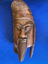 Comprar Máscara Chino Emperador Madera Arte Artesanías Antigüedades