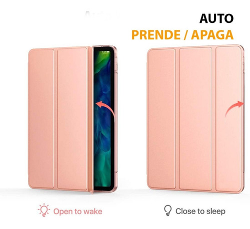 Funda Para iPad Pro 12.9 Generacion 4/5/6 Smart Cover Tpu