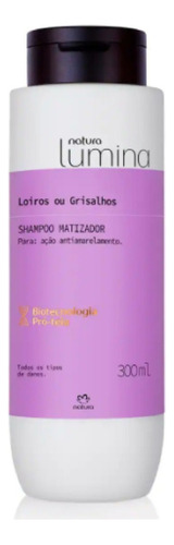 Natura Lumina Shampoo Matizador Cab Loiros Grisalhos 300ml 