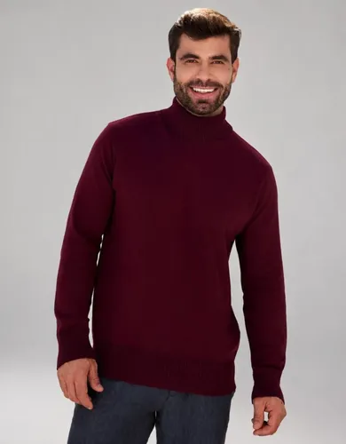 Suéter Masculino Gola Alta Tricô Canelado Cacharrel - R$ 53