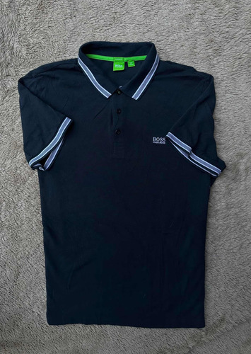 Playera Azul Hugo Boss Talla 2xl Tipo Polo De Caballero