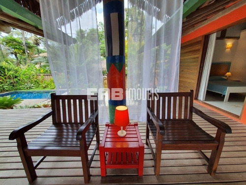 Imagem 8 de 30 de Charmosa Casa De Praia, Com Piscina, 4 Suítes Com Ar, A Apenas 90m Das Areias De Itamambuca - Rv13 - 32982502