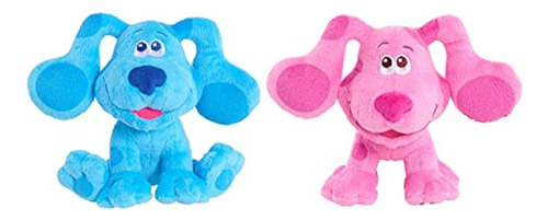 ¡blue? S Clues & You! Beanbag Plush Blue & Magenta 2-pack, D