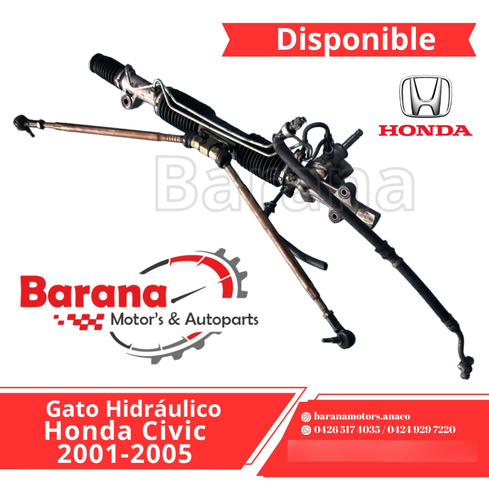 Gato Hidraulico Honda Civic 2001-2005