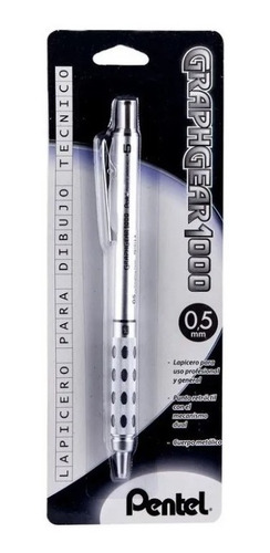 Imagen 2 de 3 de Lapicero Portaminas Profesional Pentel Graphgear 1000 Metal